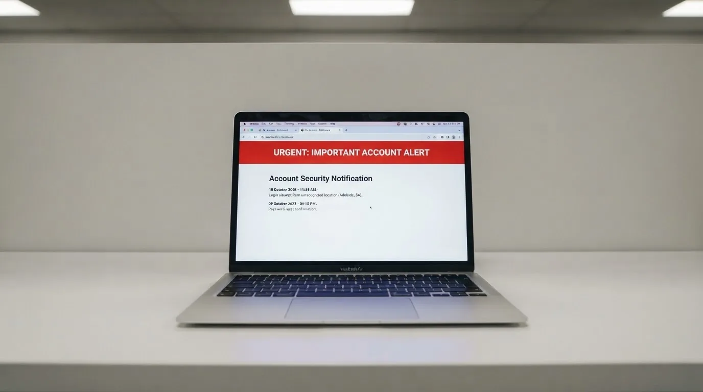 A laptop screen split between two browser tabs, one showing a comparison table and the other a search results page.